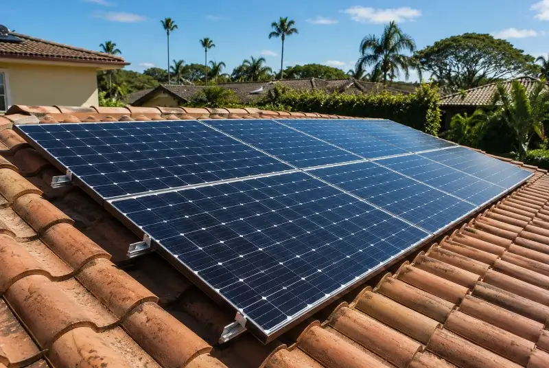 Installation de panneaux solaires à Vinzier